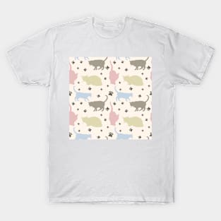 Seamless cats pattern T-Shirt